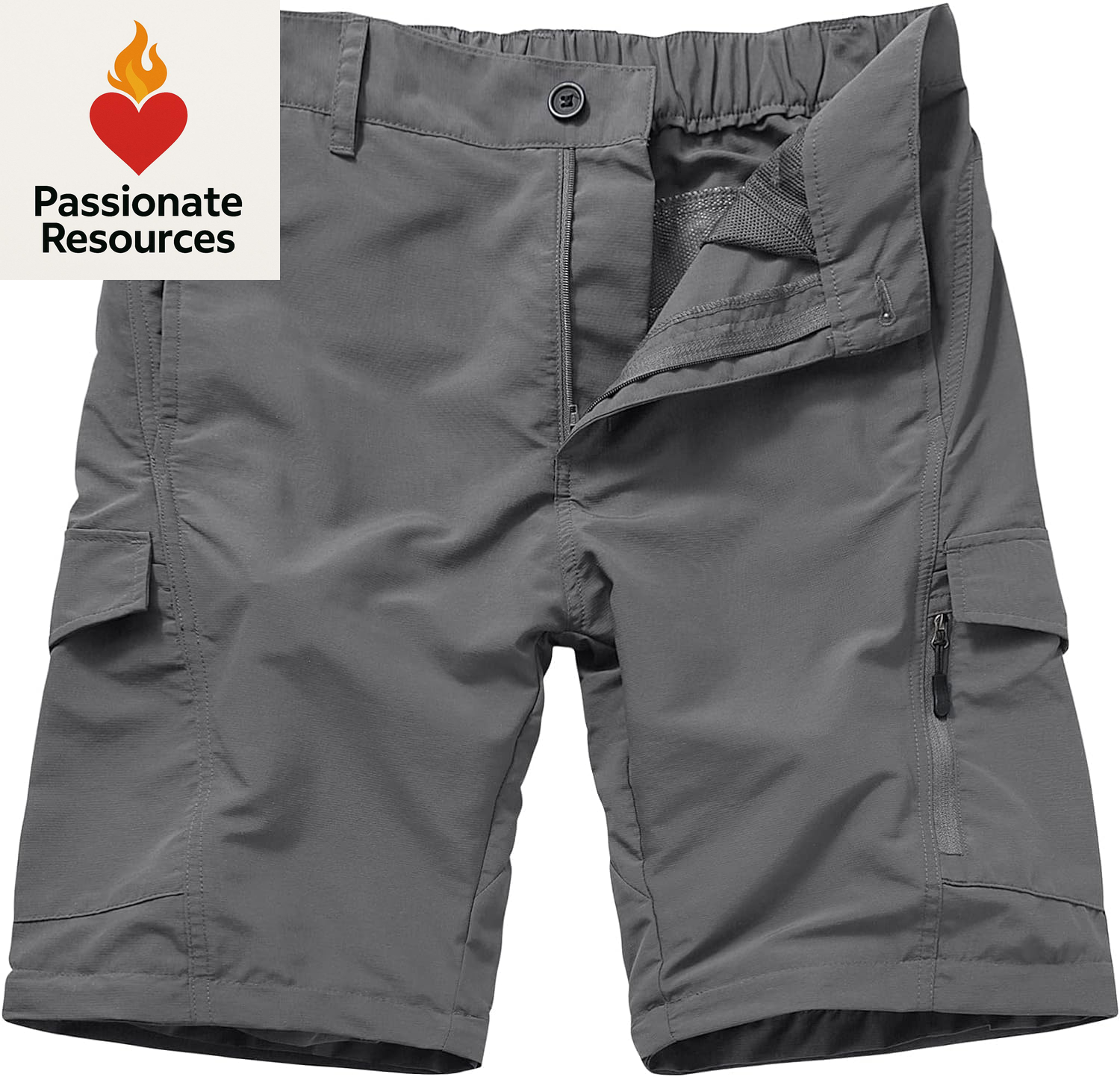 Mens Hiking Pants Quick Dry Lightweight Fishing Convertible Zip off Safari Trousers