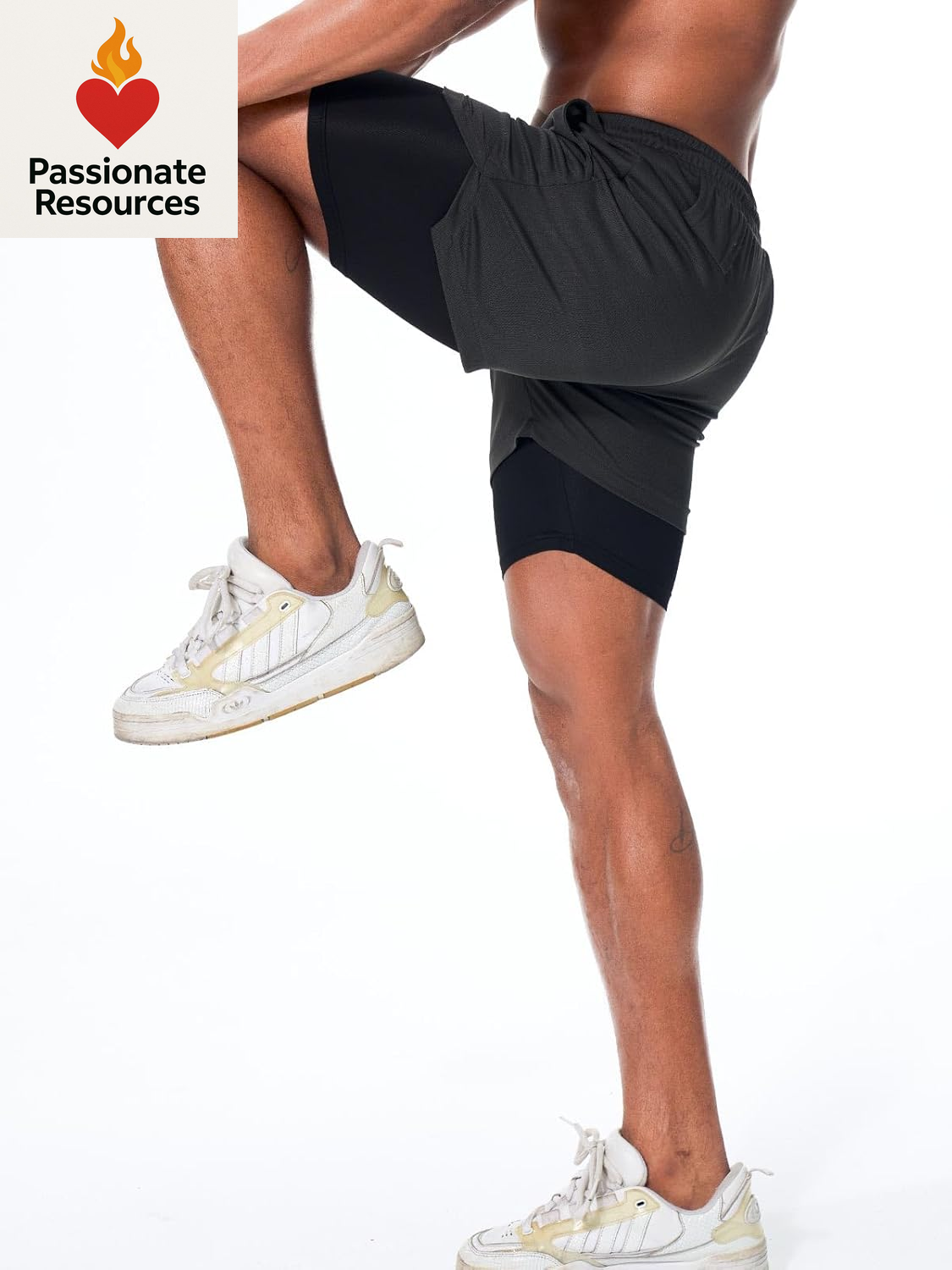 Men'S Running Shorts Quick Dry Workout Gym Shorts Athletic 2-In-1 Stealth Shorts Outdoor Short for Men with Pockets