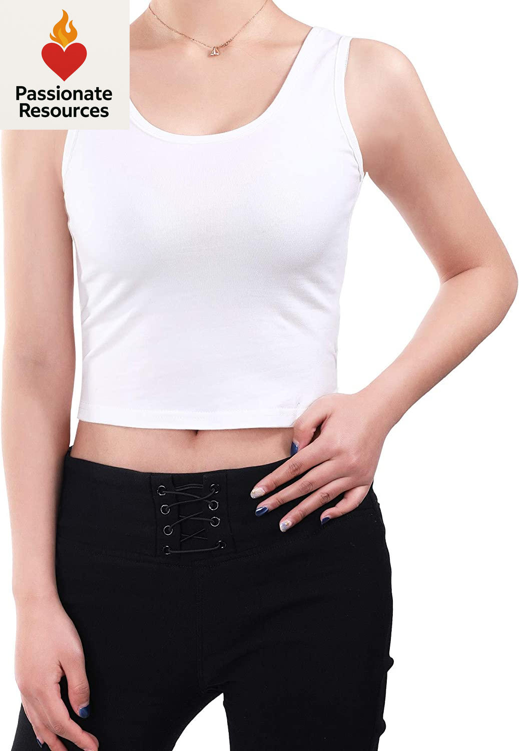 4 Pieces Basic Workout Crop Tank Tops Sleeveless Racerback Sport Tank Top for Women Yoga Running