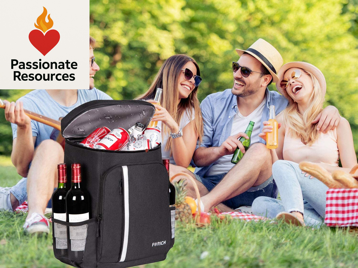 Backpack Cooler Leakproof Insulated Waterproof Backpack Cooler Bag, Lightweight Soft Beach Cooler Backpack for Men Women to Work Lunch Picnics Camping Hiking, 30 Cans